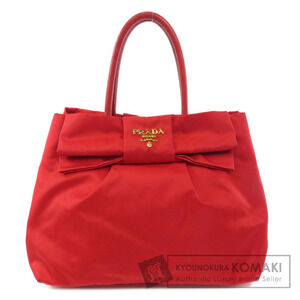 Prada Fiocco bow satchel Red leather prominent bow